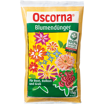 Oscorna-Blumendünger für Garten, Balkon und Grab
